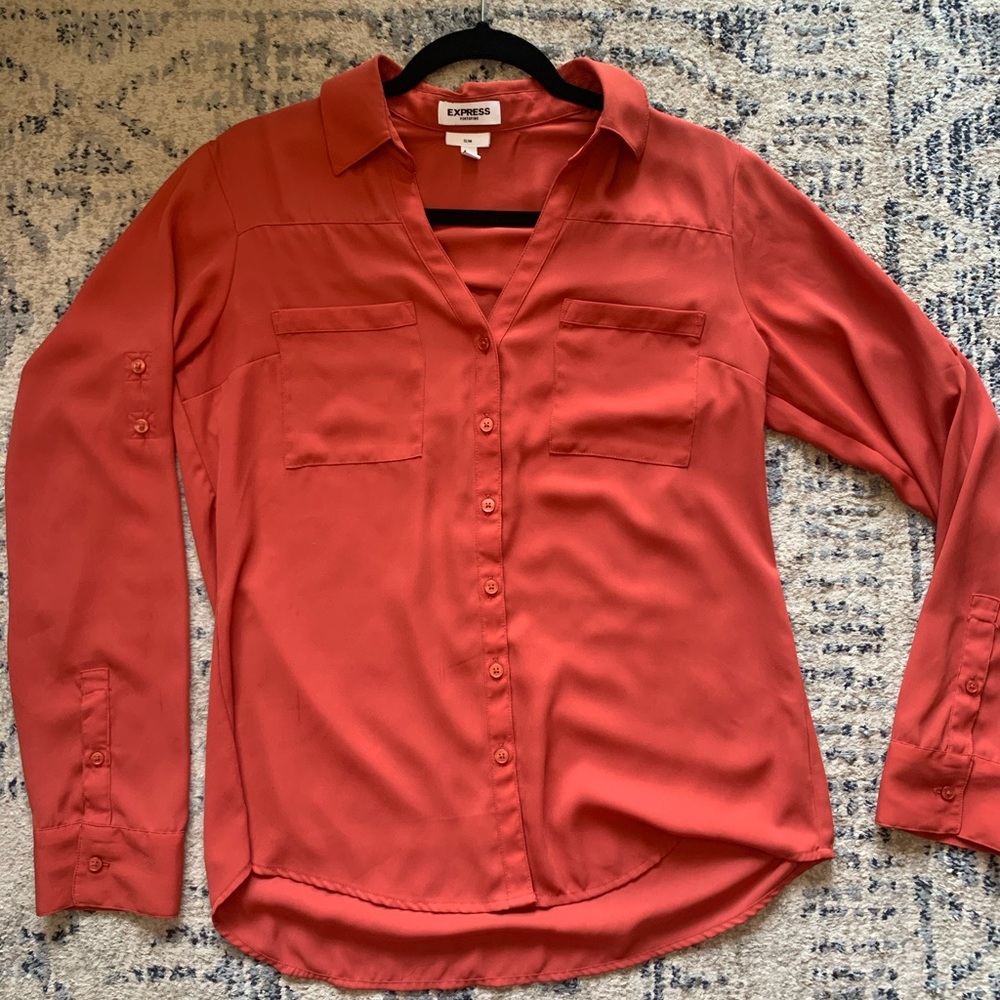 Express Women Button Up Blouse